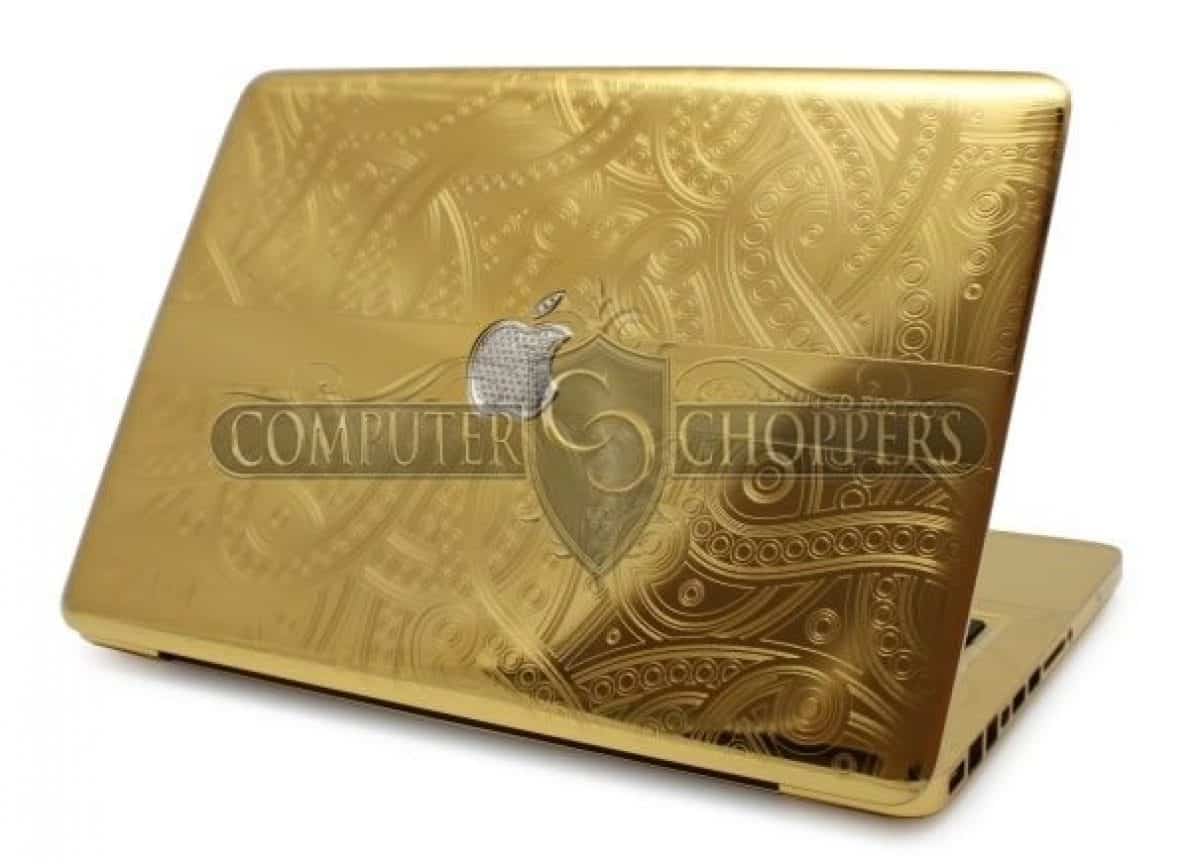 Laptop MacBook Pro 24 Karat Gold